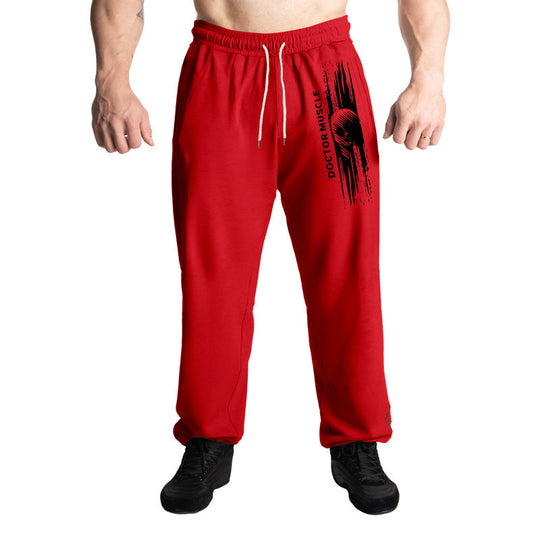 Herren Bequeme Sportjogginghose mit seitlichen Taschen und verstellbarem Kordelzug EB