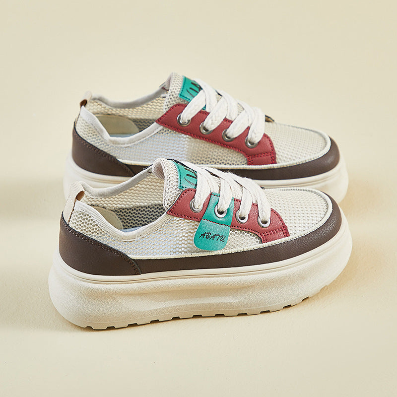 Damen Modische Sneaker mit luftiger Netzstruktur und komfortabler Sohle EB