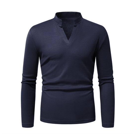Herren Langarmshirt mit strukturierter Oberfläche EB