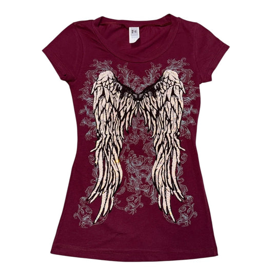 Damen T-Shirt mit Engelprint EB