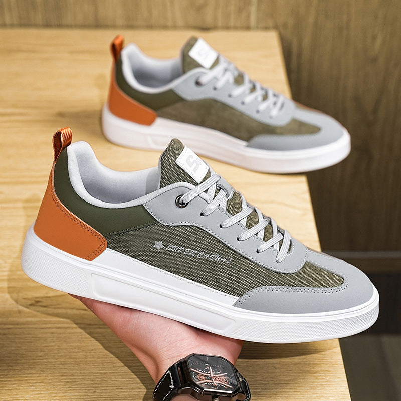 Damen Sportliche Sneakers mit robustem Obermaterial und flexibler Laufsohle EB