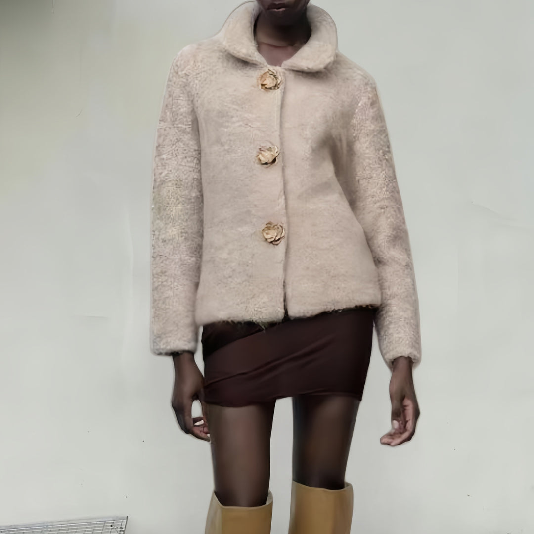 Damen Kuschelige Wohlfühljacke EB