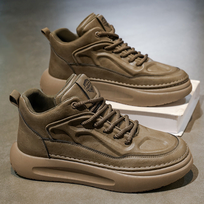 Damen Modische High-Top Sneakers mit strapazierfähigem Obermaterial und dämpfender Sohle EB