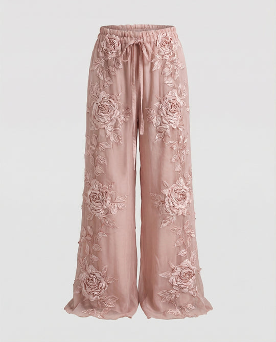 Damen Haremshose Boho Patchwork