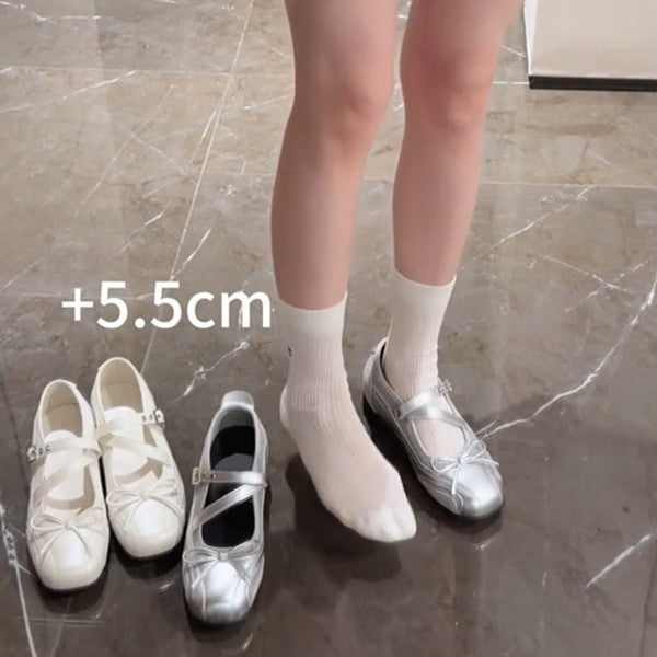 Damen elegante Mary Jane Ballerinas mit dekorativem Riemchen und komfortablem Fußbett EB