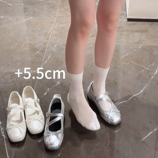Damen elegante Mary Jane Ballerinas mit dekorativem Riemchen und komfortablem Fußbett EB