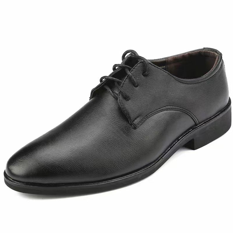 Herren Elegante Lederschnürschuhe mit rutschfester Sohle und komfortablem Innenfutter EB