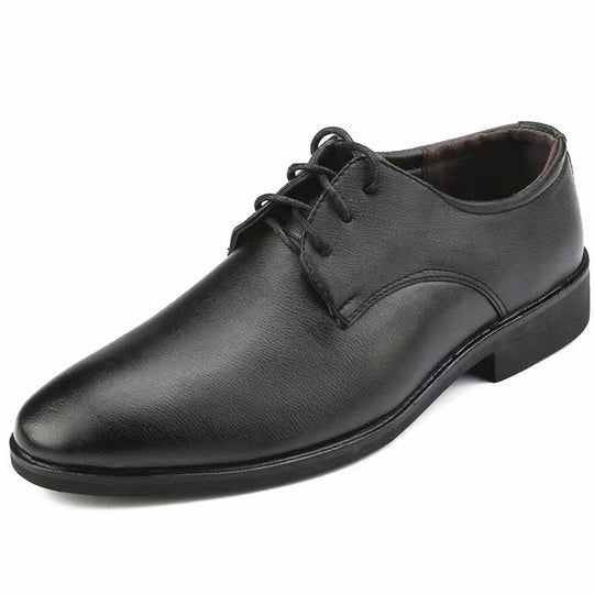 Herren Elegante Lederschnürschuhe mit rutschfester Sohle und komfortablem Innenfutter EB