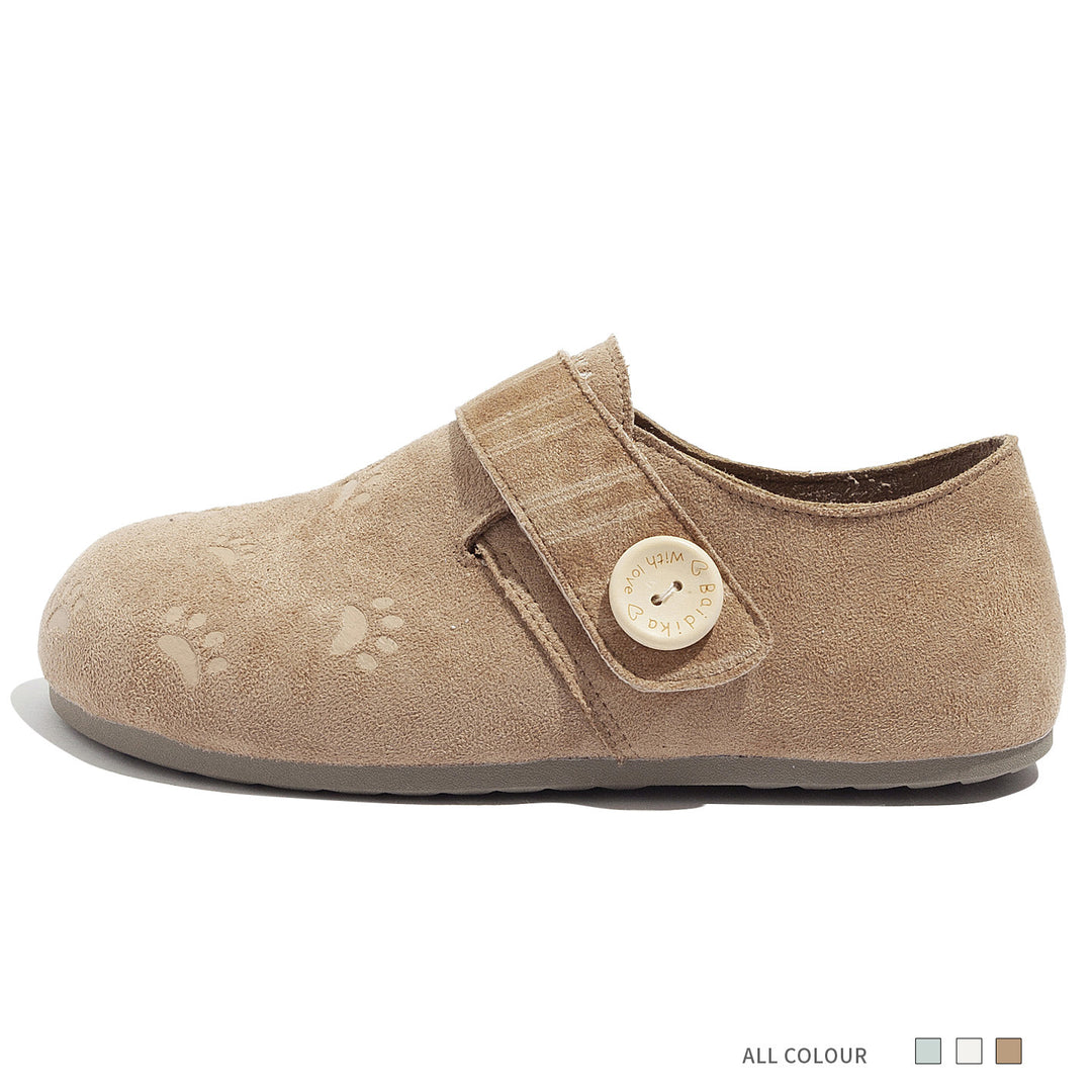 Damen Komfortable Slipper mit modischem Riemen und weicher Sohle EB