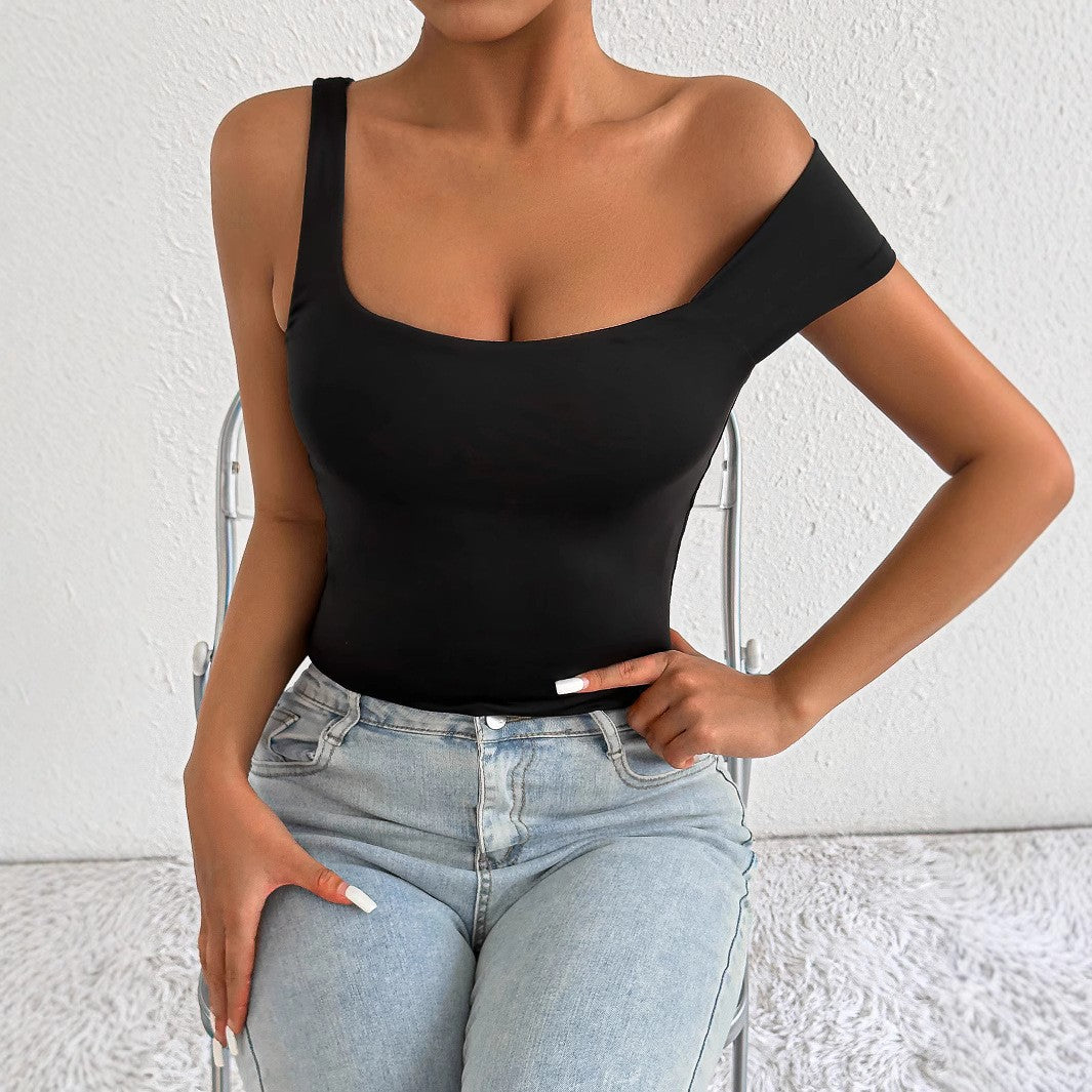 Damen Off-Shoulder Körperoberteil mit figurbetontem Schnitt EB