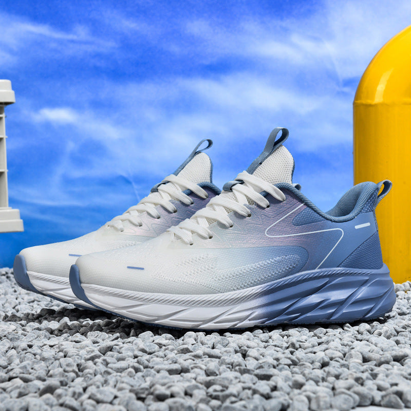 Unisex gedämpfte Straßenlauf-Sneaker mit reaktiver Hohlkern-Zwischensohle und atmungsaktivem Mesh-Upper EB