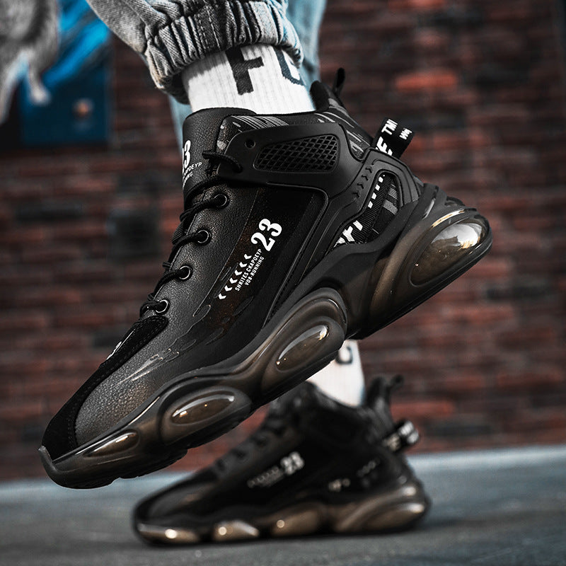 Unisex futuristische Plateau-Sneaker mit sichtbaren Luftkapseln, verstärkter Fersenzone und anatomischer Innensohle EB