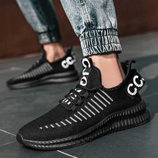 Damen Sportliche Sneakers mit atmungsaktivem Obermaterial und elastischem Schnürsystem EB
