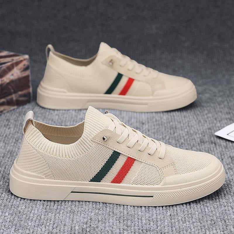Damen Sportliche Sneakers mit strukturiertem Obermaterial und elastischem Komfort EB