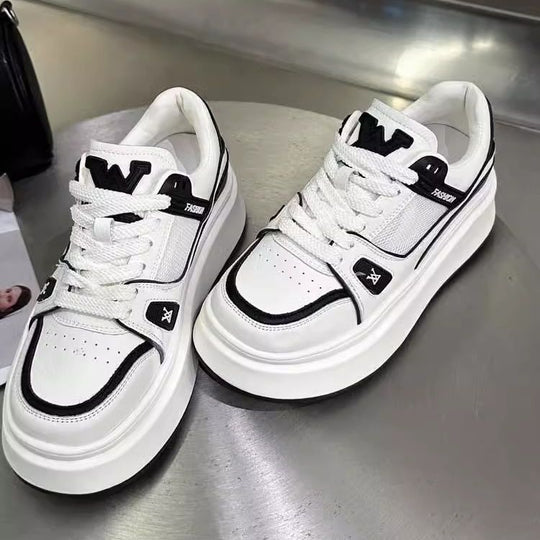 Damen Chunky Sneakers mit modischem Design und dämpfender Sohle EB
