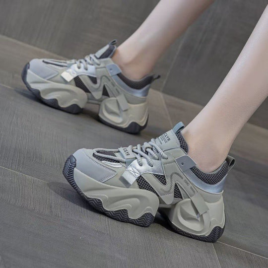 Damen Sportliche Sneakers mit rutschfester Sohle und atmungsaktivem Obermaterial EB