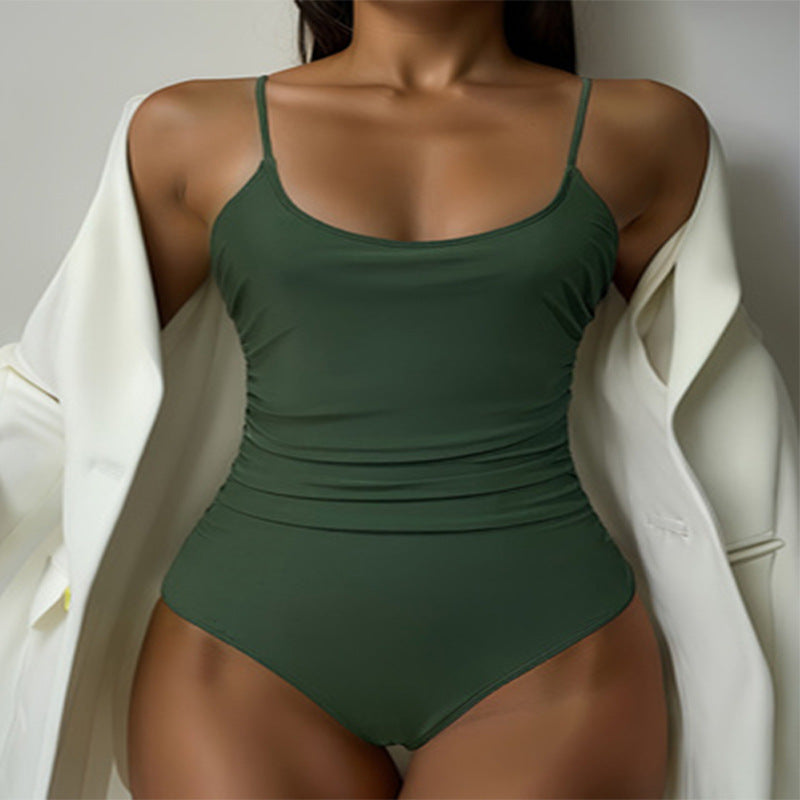 Damen Bademode mit raffiniertem Rüschendesign EB