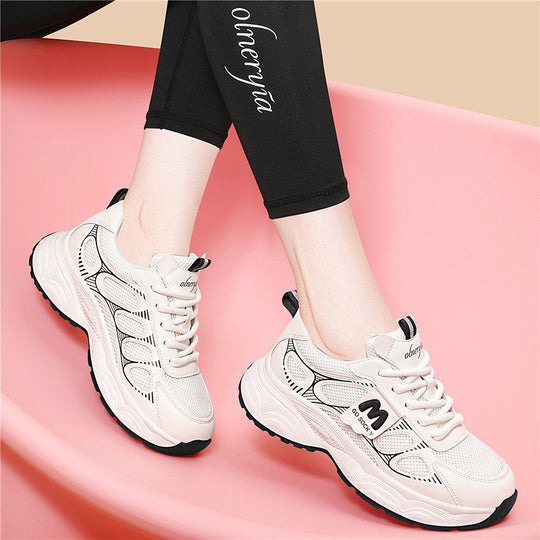 Damen Sportliche Mesh-Sneaker mit dämpfender Sohle und ergonomischem Design EB