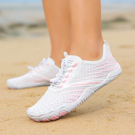 Damen Aqua-Laufschuhe mit schnelltrocknendem Obermaterial und flexiblem Sohlen-Design EB
