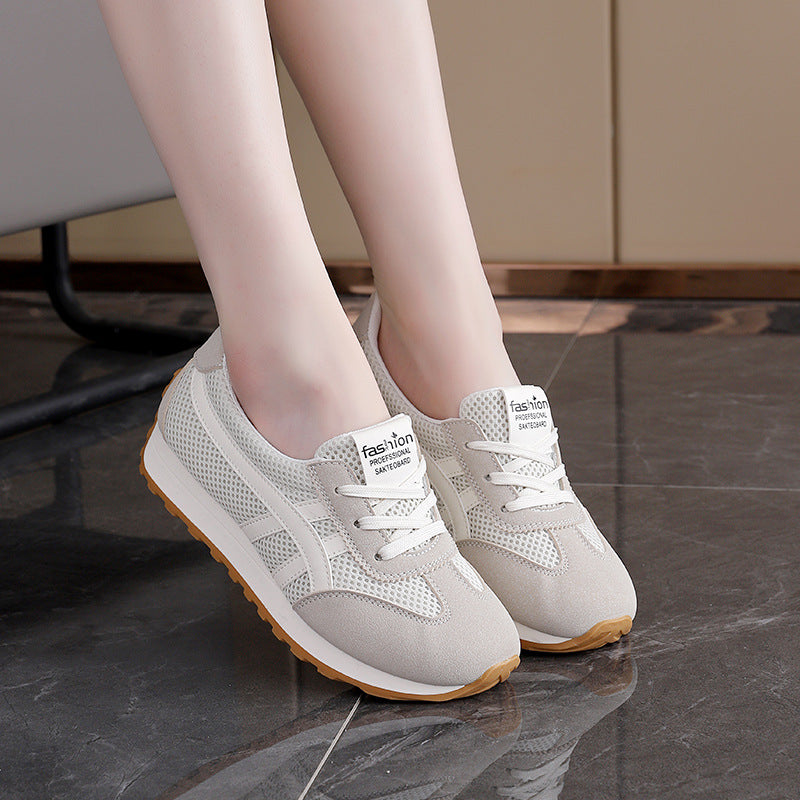 Damen Leichte Atmungsaktive Sneakers mit flexibler Sohle und Dämpfung EB