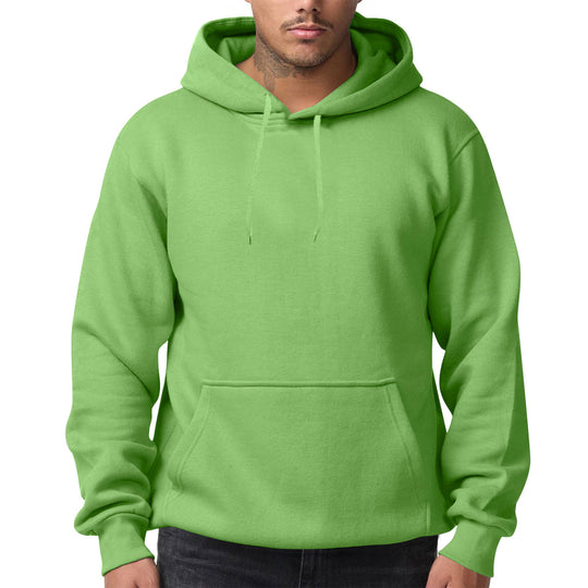 Herren nan Premium-Kapuzenpullover mit Kängurutasche, innen angerautem Fleece, verstärkter Nackennaht und geripptem Saum EB