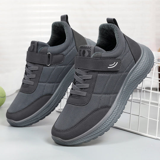 Damen sportliche Sneaker mit praktischem Klettverschluss und rutschfester Sohle EB