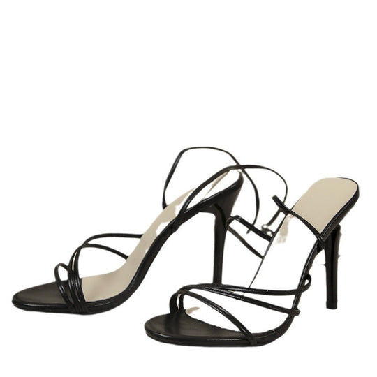 Damen High Heels mit verstellbarem Riemendesign und elegantem Stiletto EB