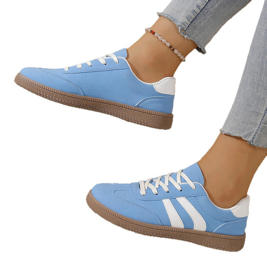 Damen Sportliche Freizeitschuhe mit atmungsaktiver Oberflächenstruktur und rutschfester Sohle EB