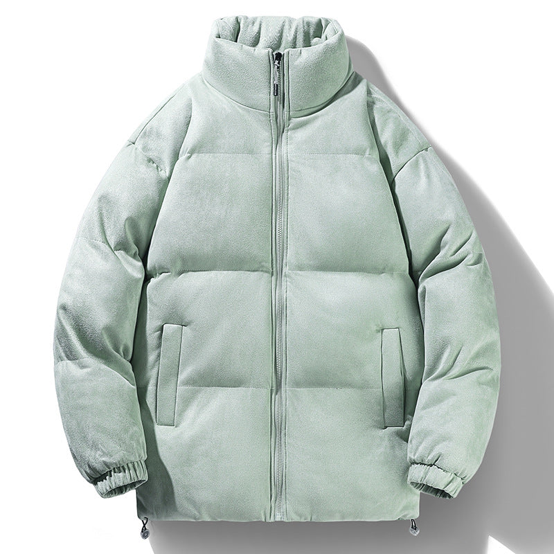 Damen wattierte Überjacke mit hohem Kragen und weichem Innenfutter EB