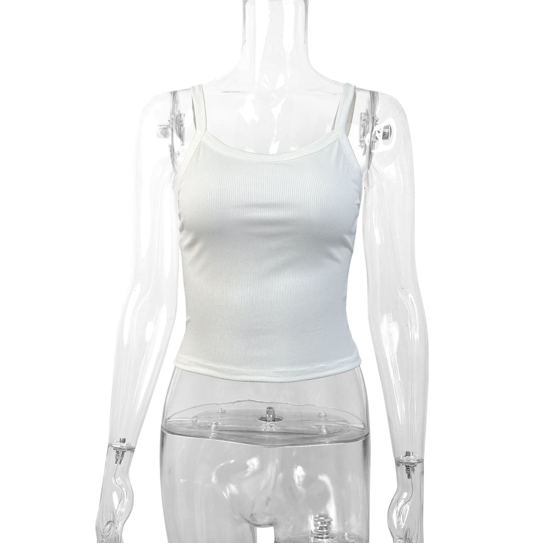 Damen Trägershirt aus Rippenstoff mit figurbetontem Schnitt EB