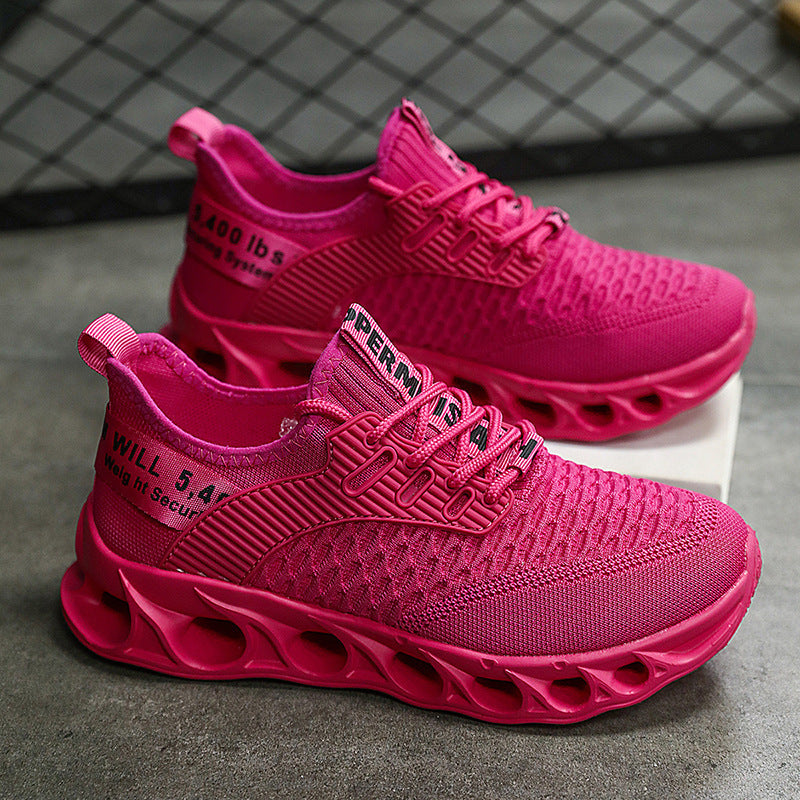 Unisex Performance-Sneaker mit innovativer gelochter Luftsohle und gestricktem Obermaterial EB
