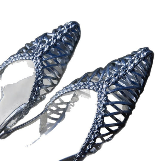 Damen Elegante und luftige Sandalen mit feinem Riemendesign EB