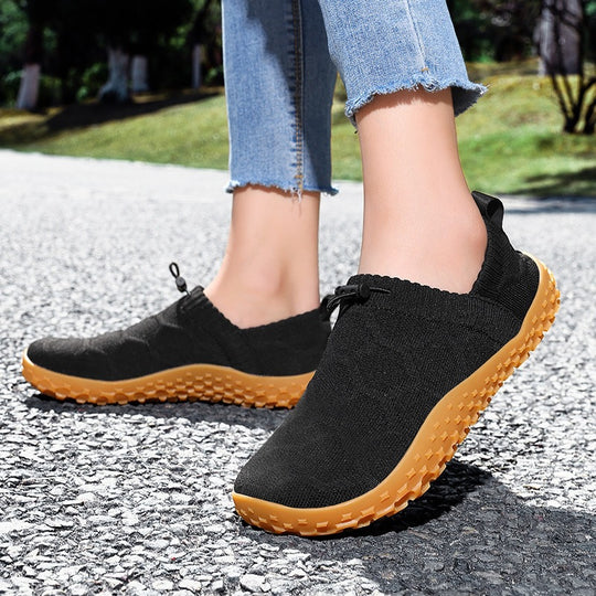 Damen Komfortable Freizeitschuhe mit elastischem Einstieg EB