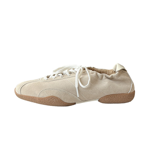 Damen Bequeme Sneakers aus hochwertigem Wildleder mit atmungsaktiver Innensohle EB