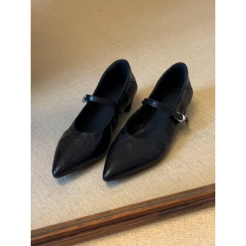 Damen Elegante und bequeme Pumps mit Riemchen EB