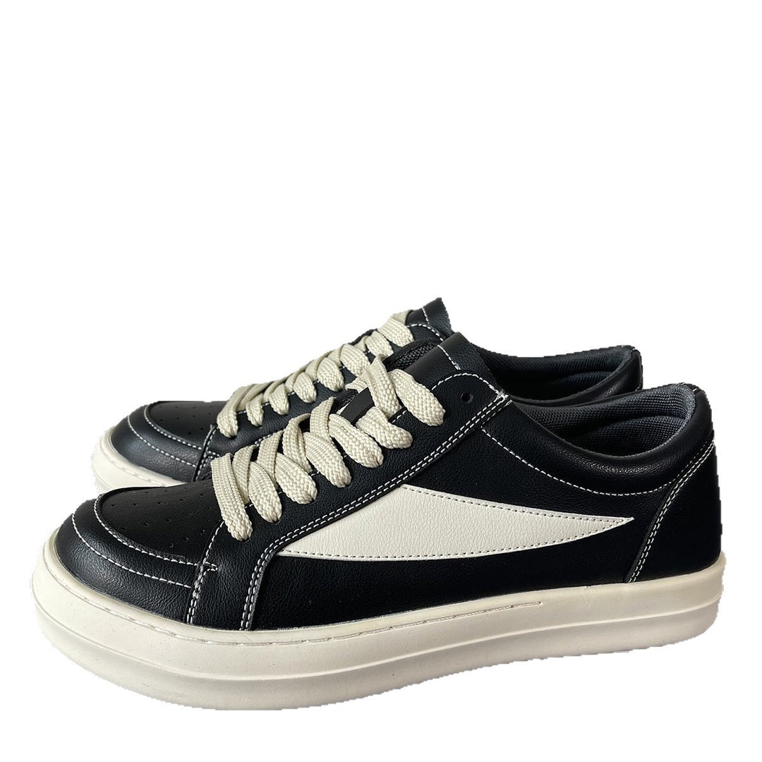 Damen Sportliche Sneakers aus hochwertigem Leder mit klassischem Design EB