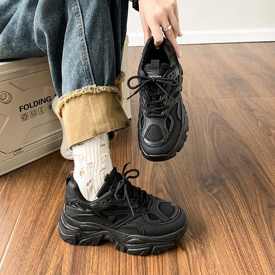 Damen Sportliche Sneakers mit verstärktem Dämpfungssystem und rutschfestem Profil EB