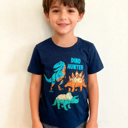 Jungen T-Shirt mit kreativem Dinosaurier-Design EB