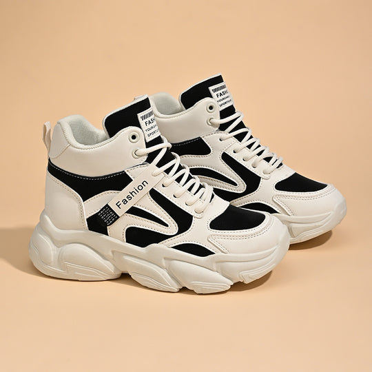 Damen Sportliche High-Top Sneakers mit innovativem Sohlenprofil und atmungsaktivem Obermaterial EB