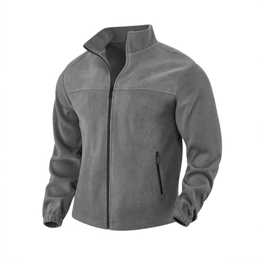 Herren Fleecejacke mit hohem Kragen EB