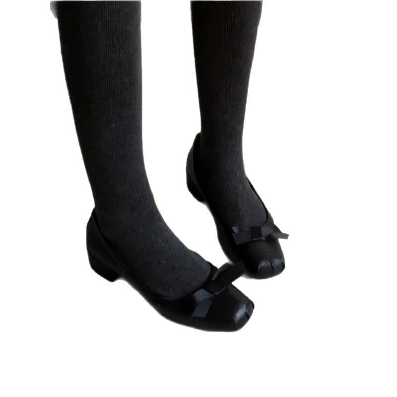 Damen elegante Ballerinas mit modischem Schleifen-Verzierungsdesign EB