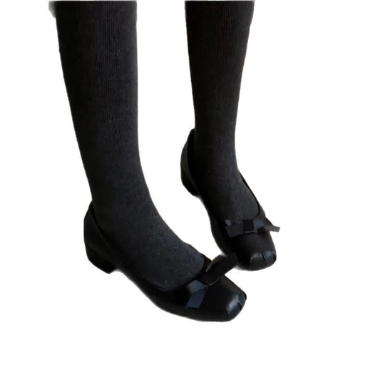 Damen elegante Ballerinas mit modischem Schleifen-Verzierungsdesign EB