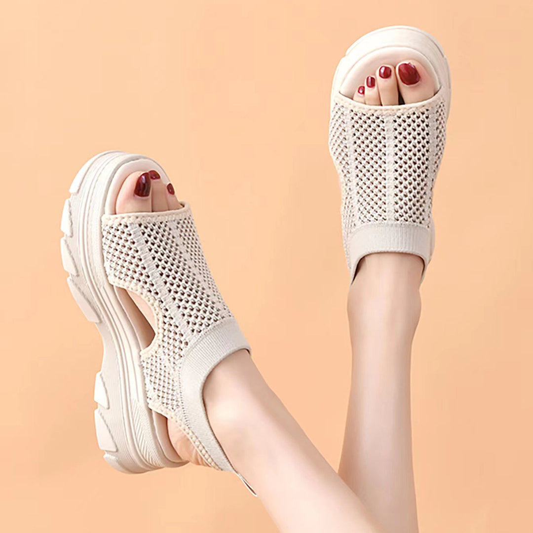 Damen Atmungsaktive Netz-Sandalen mit komfortabler Sohle und flexiblem Riemendesign EB