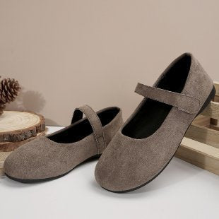 Damen Ballerinas mit verstellbarem Riemen und weichem Innenfutter EB