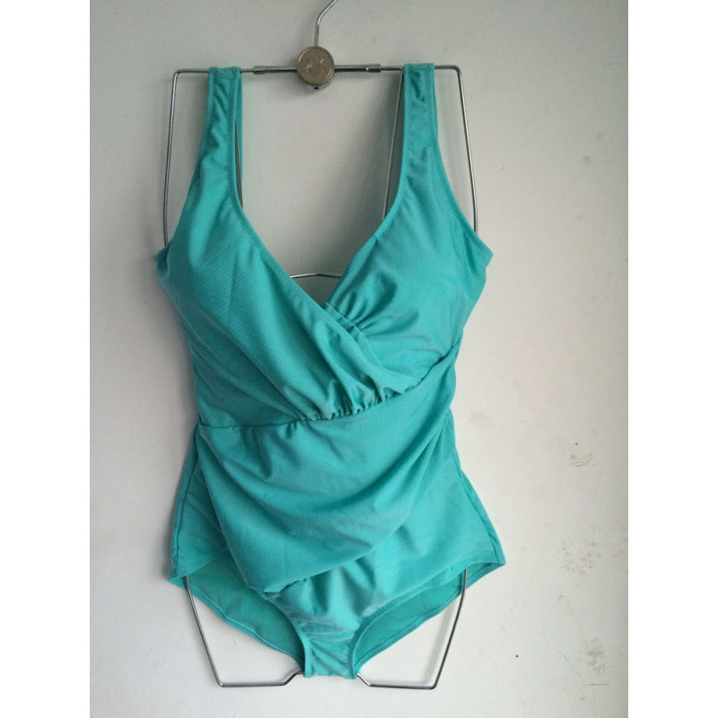 Damen Wickelbadeanzug mit figurbetontem Schnitt EB