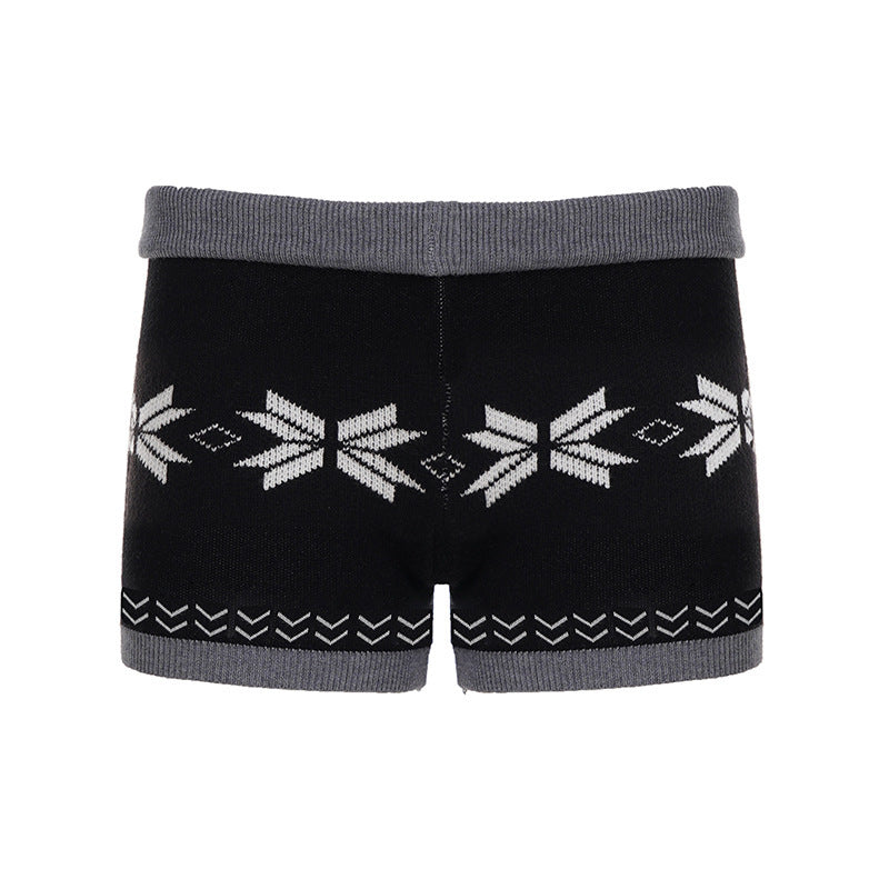 Damen Weite Freizeit-Hosen mit elastischem Bund und auffälligen Streifen EB