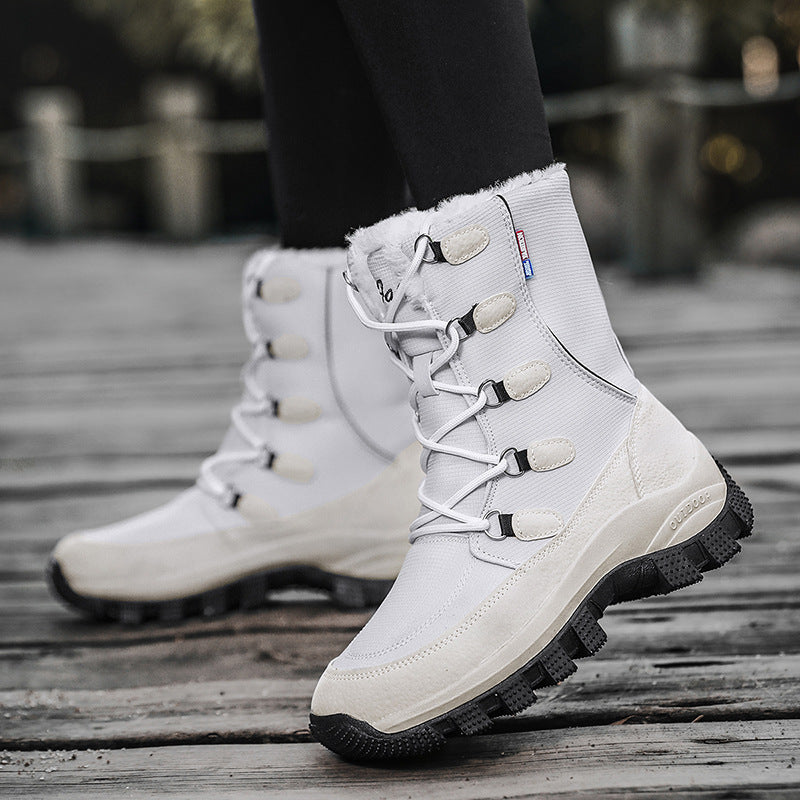 Damen Winterboots mit isolierender Fütterung und rutschfester Sohle EB