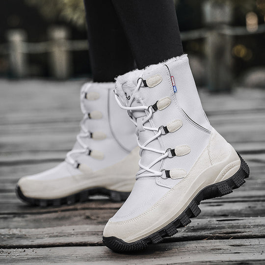 Damen Winterboots mit isolierender Fütterung und rutschfester Sohle EB