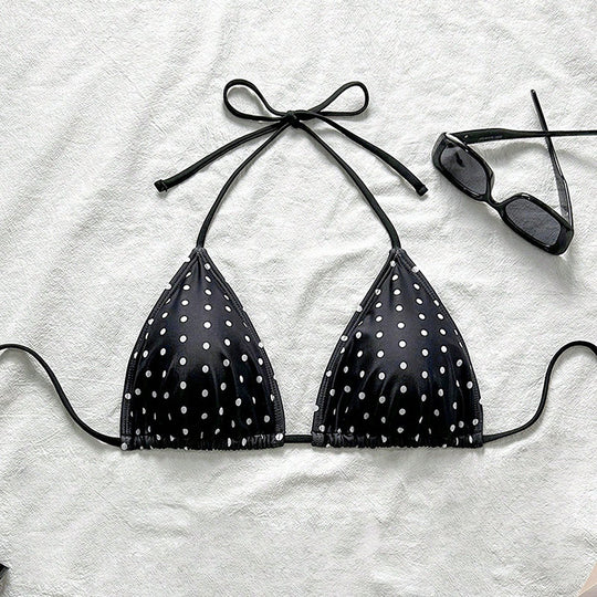 Damen Triangel-Bikinioberteil mit lässigen Bindebändern EB