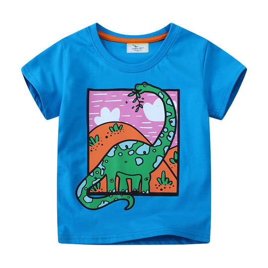 Jungen T-Shirt mit kreativem Dinosaurier-Motiv EB